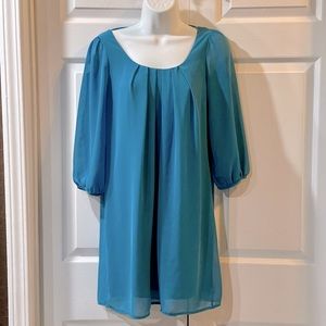 Boutique Teal Tunic Dress